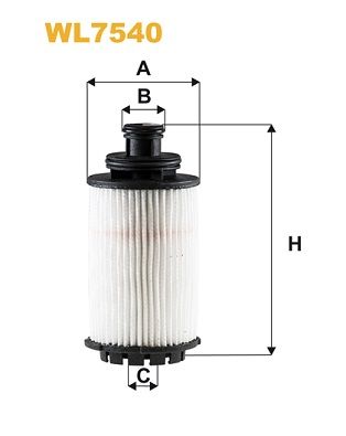 WL7540 WIX FILTERS Масляный фильтр