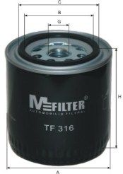 TF316 MFILTER Масляный фильтр