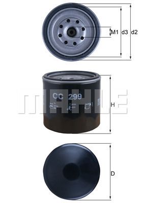 OC299 KNECHT Масляный фильтр