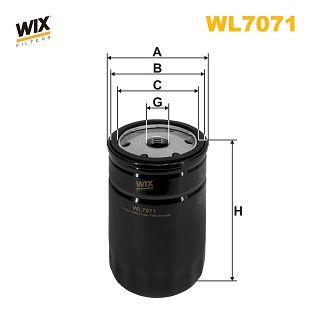 WL7071 WIX FILTERS Масляный фильтр