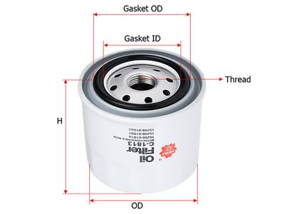 C1813 SAKURA Automotive Масляный фильтр