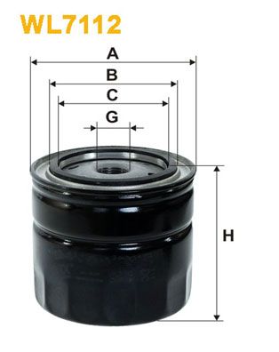 WL7112 WIX FILTERS Масляный фильтр