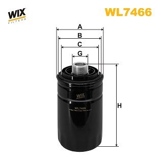 WL7466 WIX FILTERS Масляный фильтр