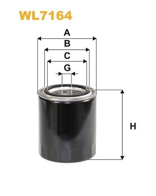 WL7164 WIX FILTERS Масляный фильтр