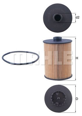 OX983D KNECHT Масляный фильтр