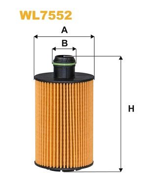 WL7552 WIX FILTERS Масляный фильтр