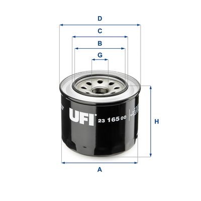 2316500 UFI Масляный фильтр