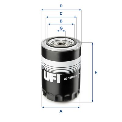 2310200 UFI Масляный фильтр
