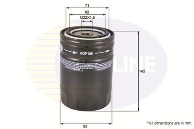 EOF188 COMLINE Масляный фильтр