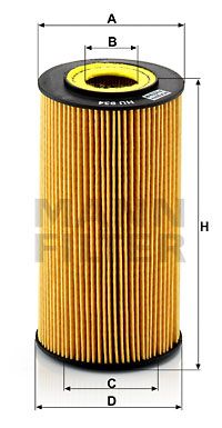 HU934x MANN-FILTER Масляный фильтр