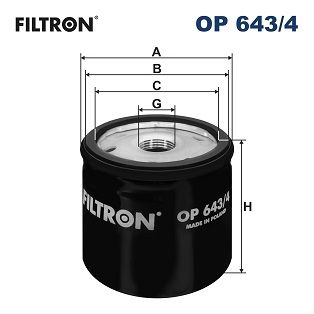 OP6434 FILTRON Масляный фильтр