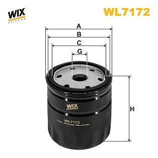 WL7172 WIX FILTERS Масляный фильтр