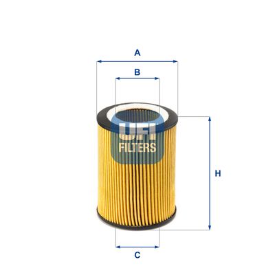 2507100 UFI Масляный фильтр