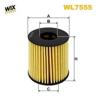 WL7555 WIX FILTERS Масляный фильтр