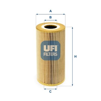 2509500 UFI Масляный фильтр