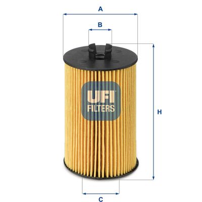 2501200 UFI Масляный фильтр