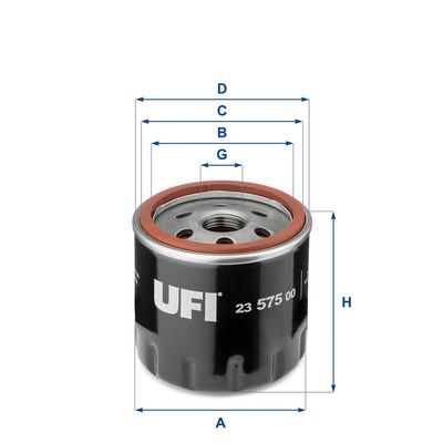 2357500 UFI Масляный фильтр