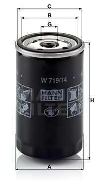 W71914 MANN-FILTER Масляный фильтр