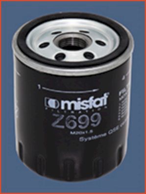 Z699 MISFAT Масляный фильтр