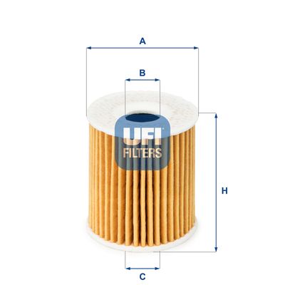 2503500 UFI Масляный фильтр