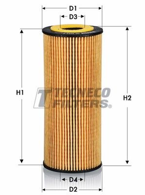 OL0242E TECNECO FILTERS Масляный фильтр