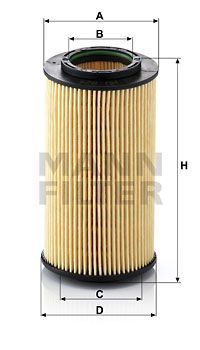 HU824x MANN-FILTER Масляный фильтр