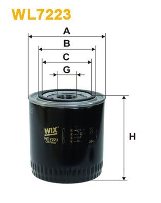 WL7223 WIX FILTERS Масляный фильтр