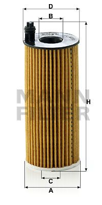 HU6004x MANN-FILTER Масляный фильтр