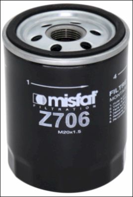 Z706 MISFAT Масляный фильтр