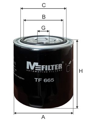 TF665 MFILTER Масляный фильтр