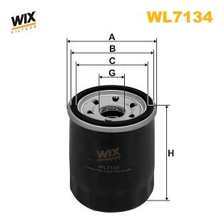 WL7134 WIX FILTERS Масляный фильтр