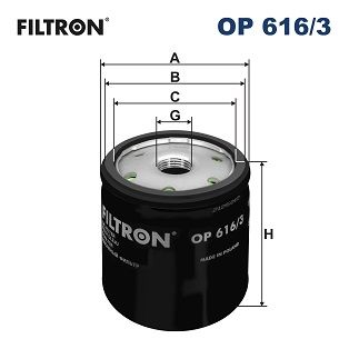 OP6163 FILTRON Масляный фильтр