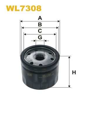 WL7308 WIX FILTERS Масляный фильтр