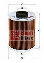 ML490 CLEAN FILTERS Масляный фильтр