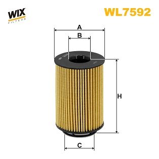 WL7592 WIX FILTERS Масляный фильтр