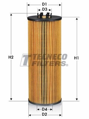 OL0223E TECNECO FILTERS Масляный фильтр