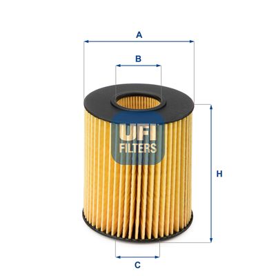 2515100 UFI Масляный фильтр