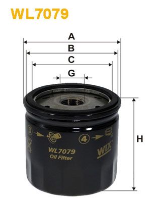 WL7079 WIX FILTERS Масляный фильтр