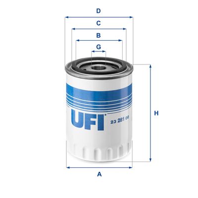 2328100 UFI Масляный фильтр