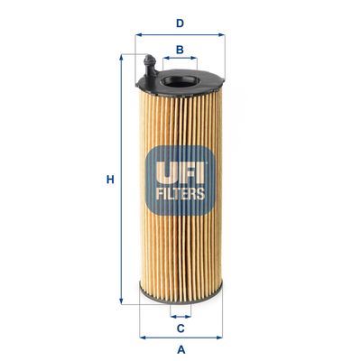 2516800 UFI Масляный фильтр
