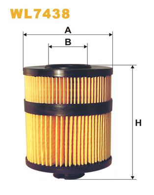 WL7438 WIX FILTERS Масляный фильтр