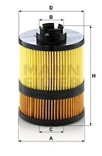 HU9002z MANN-FILTER Масляный фильтр
