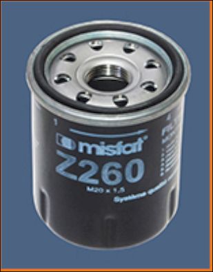 Z260 MISFAT Масляный фильтр