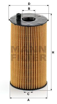 HU9341x MANN-FILTER Масляный фильтр