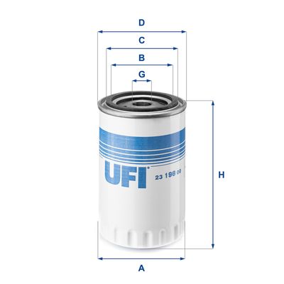 2319800 UFI Масляный фильтр