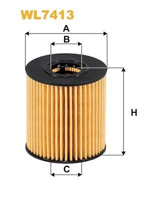 WL7413 WIX FILTERS Масляный фильтр