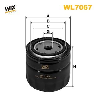 WL7067 WIX FILTERS Фильтр, система рабочей гидравлики