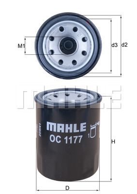 OC1177 KNECHT Масляный фильтр