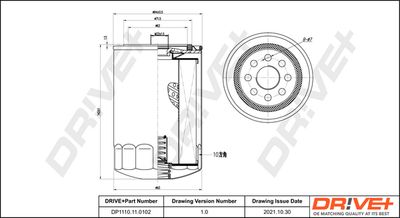 DP1110110102 Dr!ve+ Масляный фильтр