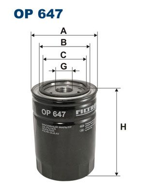 OP647 FILTRON Фильтр, система рабочей гидравлики